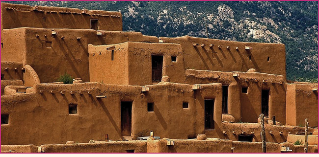 Taos Pueblo in New Mexico.